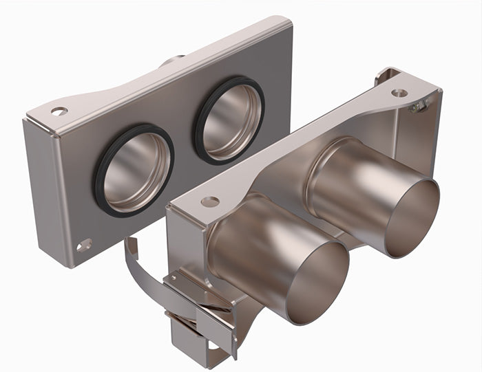 Romafa Stainless Steel 2 Port Coupling