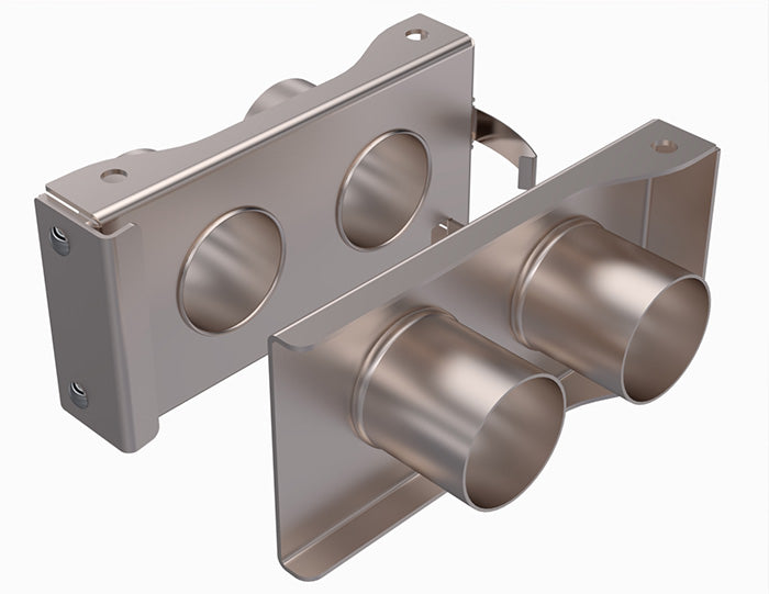 Romafa Stainless Steel 2 Port Coupling
