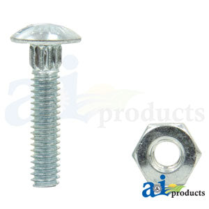A-86507779 Sickle Section Bolt & Nut Kit; 1" (25 Pcs. Each)