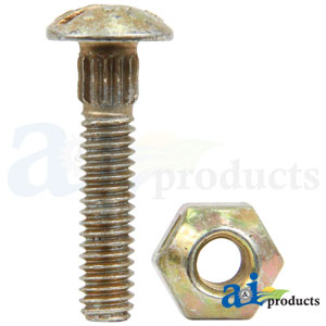 A-86507779 Sickle Section Bolt & Nut Kit; 1" (25 Pcs. Each)