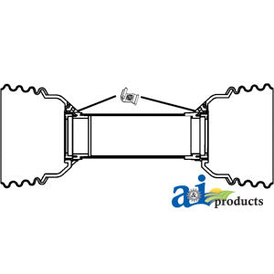 John Deere A-BP5F01121FF SHAFT SHIELD