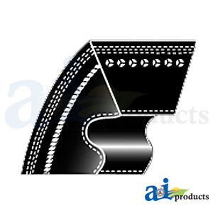A-BX38 Cogged Classical V-Belt (5/8" X 41")