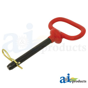 A-HP101 Grade 5 Red Handled Hitch Pin 1/2" x 3 5/8"