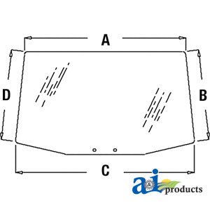 A-R110990 Rear Glass