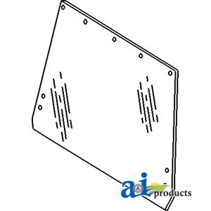 A-R50758 Rear Glass For Applications With LAtch