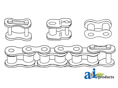 A-RC80 80 Roller Chain, 10ft (Drives)