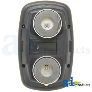 A-WL18R Red, Safety Flasher, 6" X 4", Magnetic Base, Battery Operated