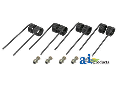 A-AFH202304 Square Wire Pickup Toot Set of 4 Teeth W/ Hardware