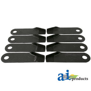 A-AH205909 Straw Chopper Blade Kit; Paddle Type, 4 LH / 4 RH