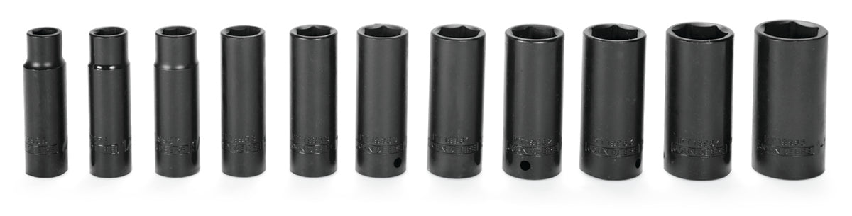 10-Piece Deep Metric Impact Socket - Nelson Motors & Equipment