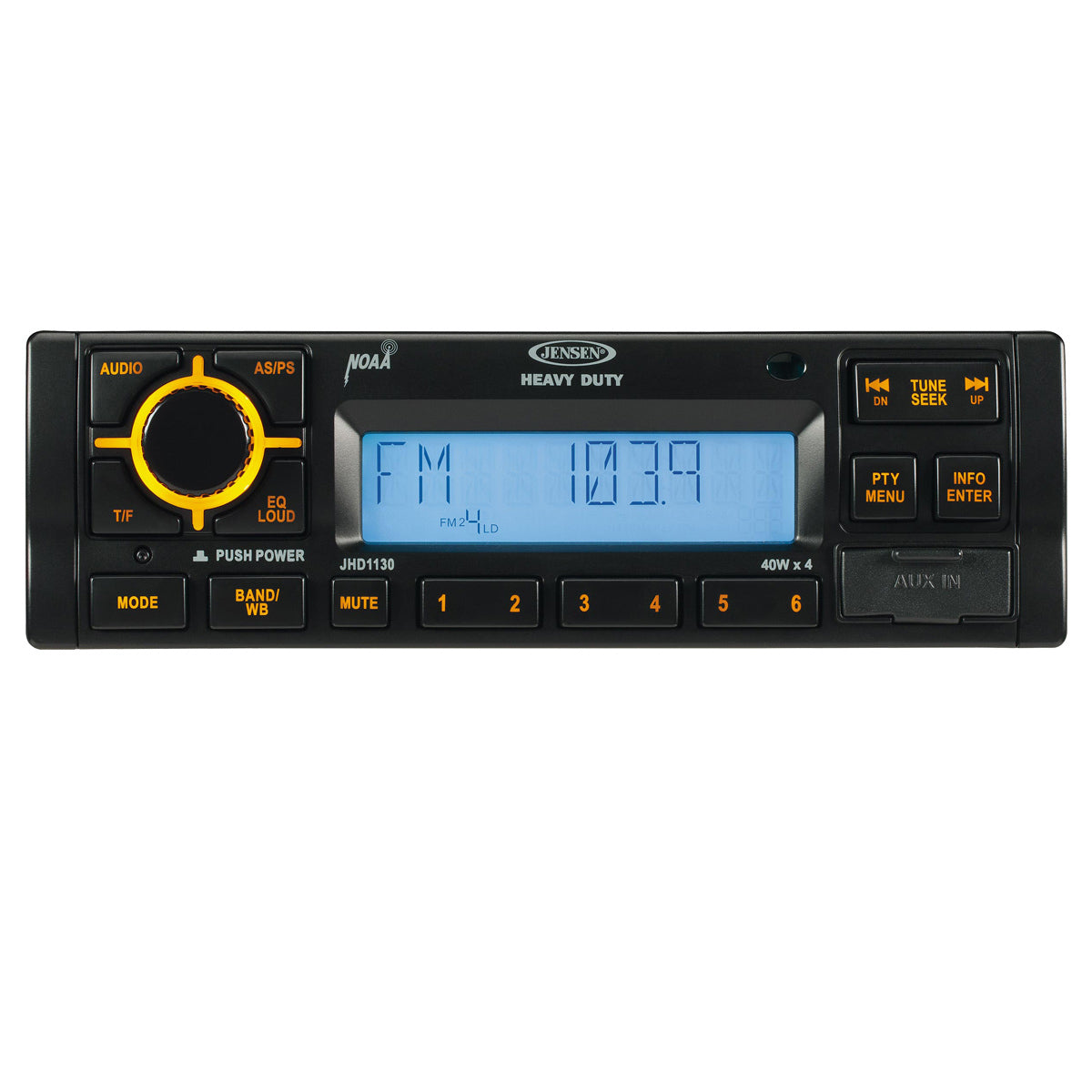 Jensen AM/FM Weatherband Radio