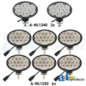 A-WL9697KT Light Kit, LED, 8 Lights