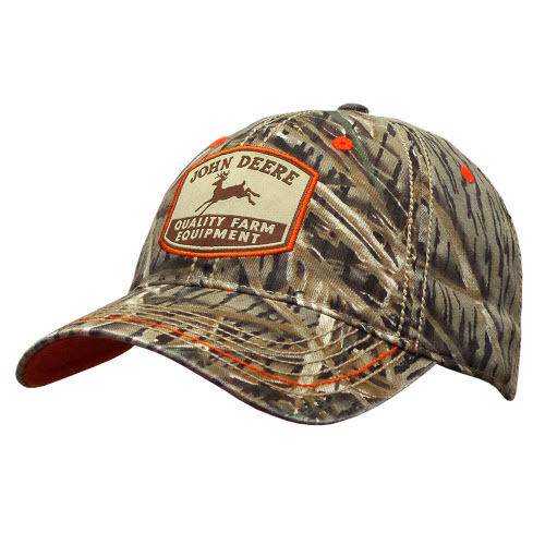 John Deere Brown Camo Twill Hat - Nelson Motors & Equipment