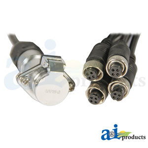 A-C104M CabCAM 4 Way Splitter, Monitor End