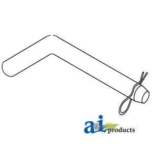 A-HPB102 Bent Hitch Pin 5/8" x 3"