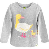 John Deere Girl Toddler Tee Glitter Heather