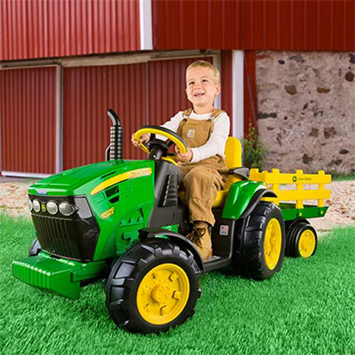 Toy john deere tractor with trailer new arrivals