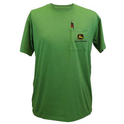 Men's Geen John Deere Pocket Tee - Nelson Motors & Equipment