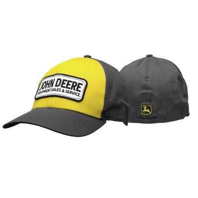 John Deere Charcoal & Yellow Hat With Patch - Nelson Motors & Equipment