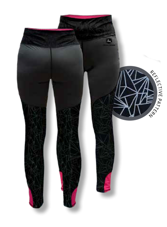Women's Black/Pink John Deere Reflective Pants - Nelson Motors & Equipment