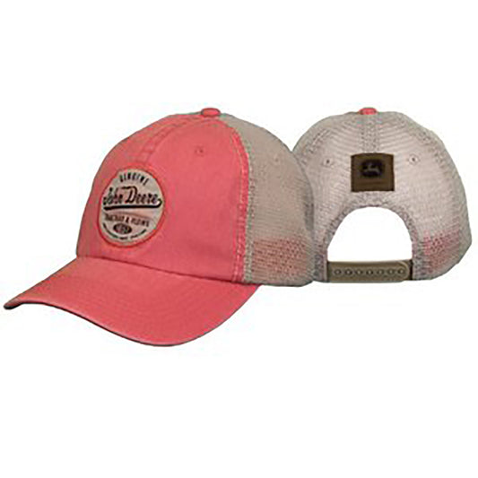 John Deere Women's Ivory Patch Hat