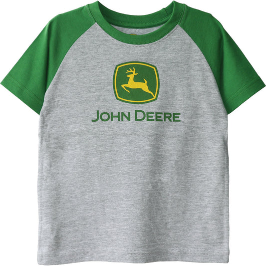 John Deere Youth Tee Logo Raglan