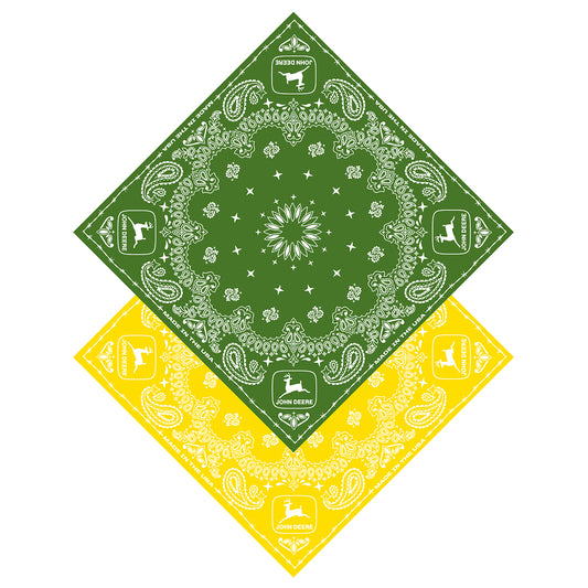 John Deere Green & Yellow Bandanna