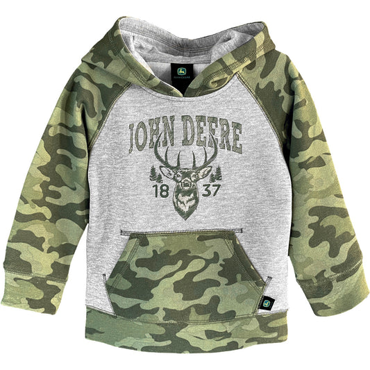 John Deere Boys Toddler & Youth Fleece Camo Hoodie