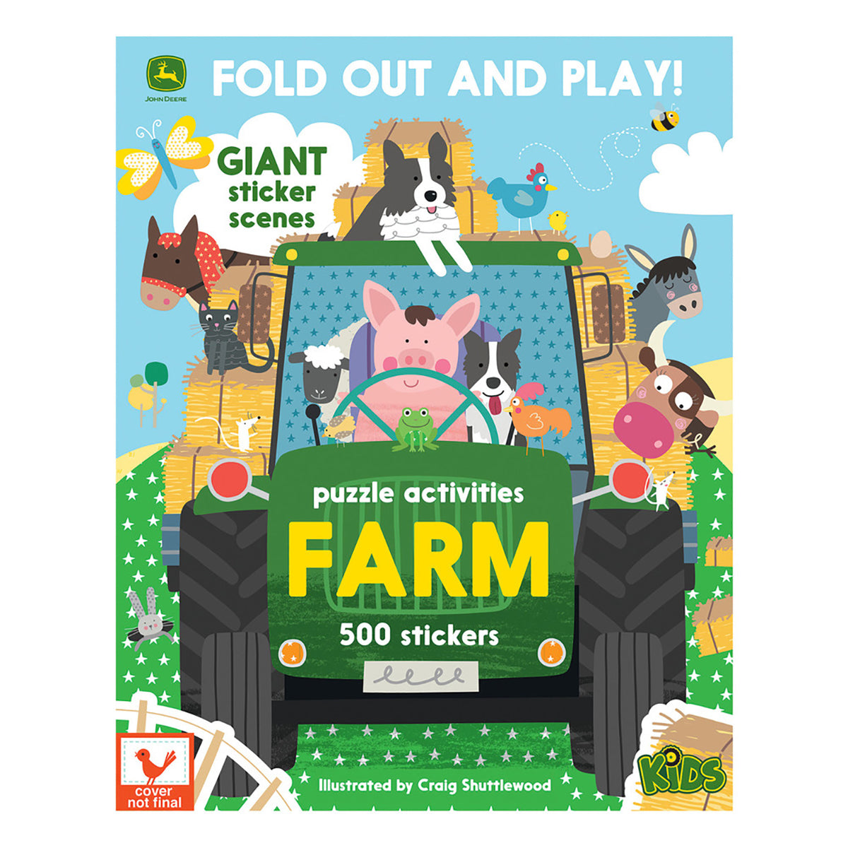 John Deere Fold Out & Play! Farm Puzzle Activities