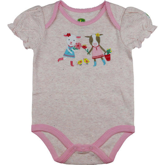 John Deere Girl Infant Bodyshirt Farm Girls