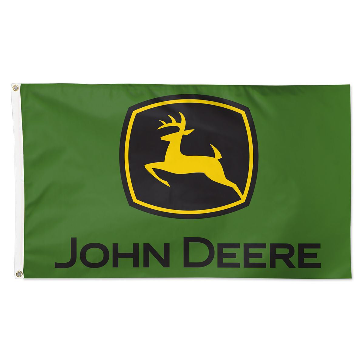 John Deere 3 x 5 Green DLX Logo Flag