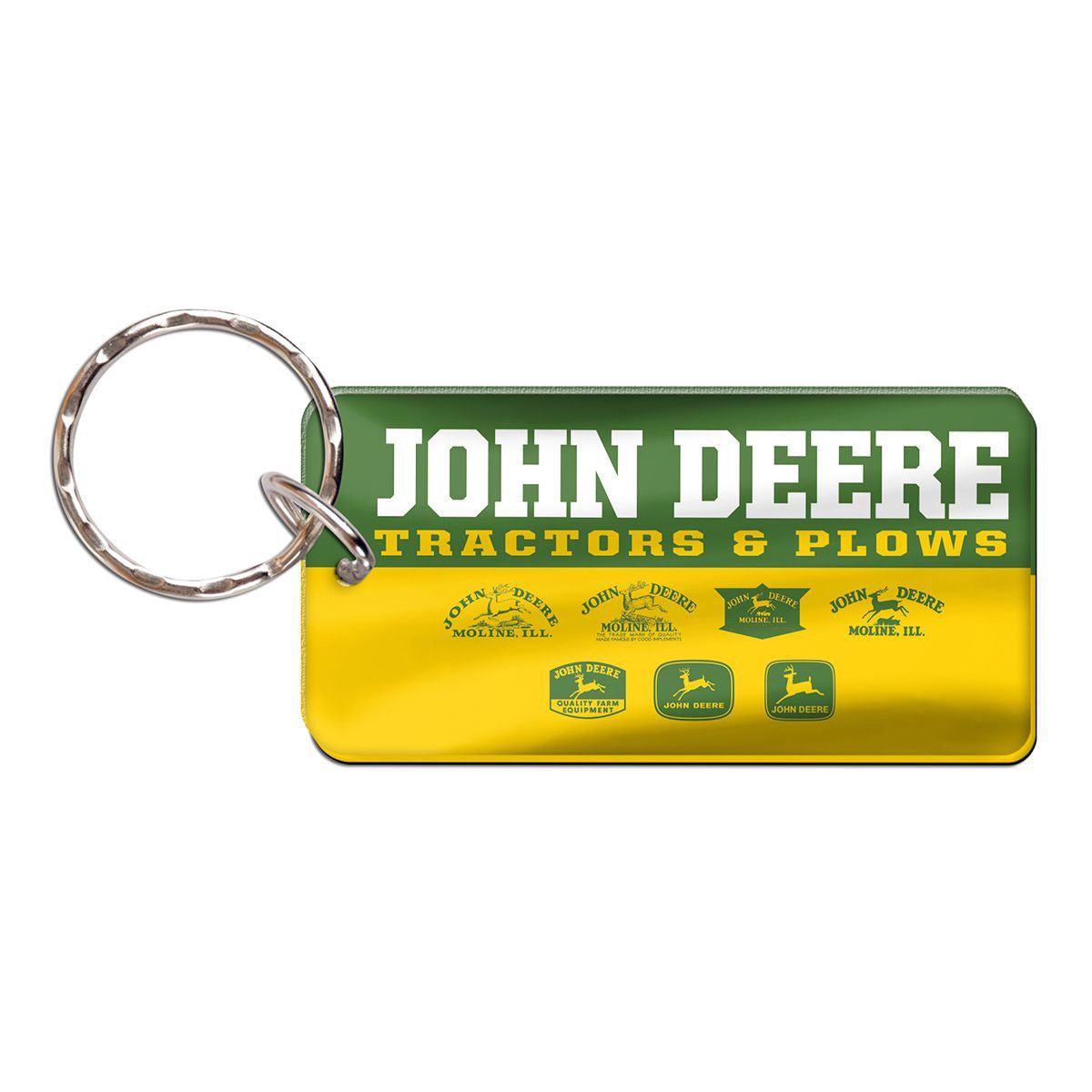 John Deere Tractors & Plows Vintage Keychain