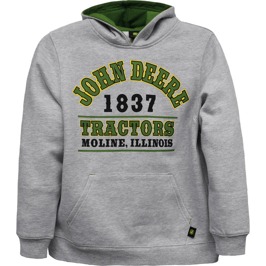 John Deere Youth 1837 Tractors Fleece Hoodie