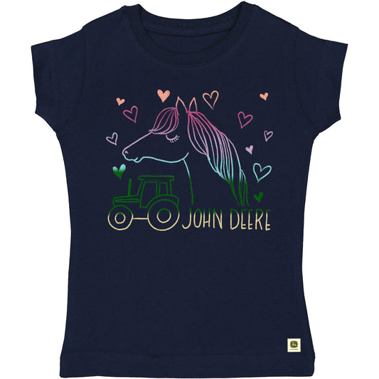 John Deere DGT Ombre Horse Tractor SS Tee