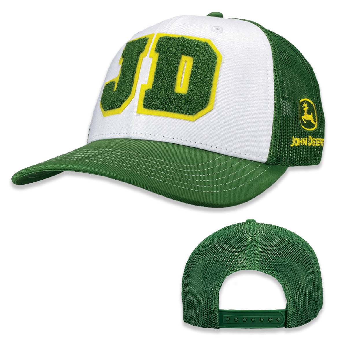 John Deere GR JD Patch Chenille Trucker Hat