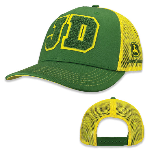 John Deere YW JD Patch Chenille Trucker Hat