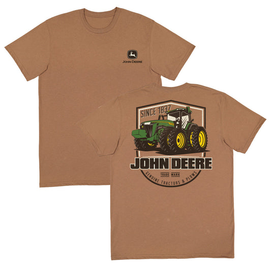 John Deere Mens CB Modern Tractor SS Tee