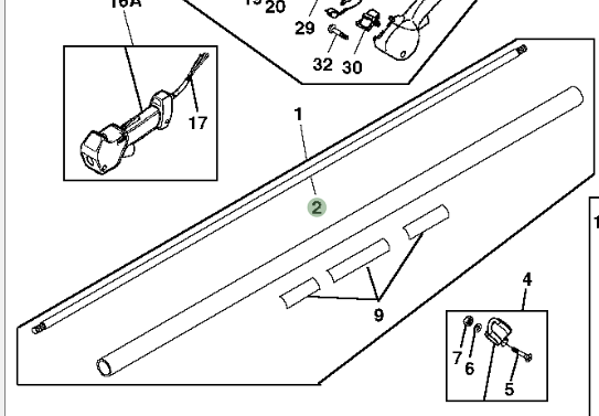 John Deere  PS04095 SHAFT