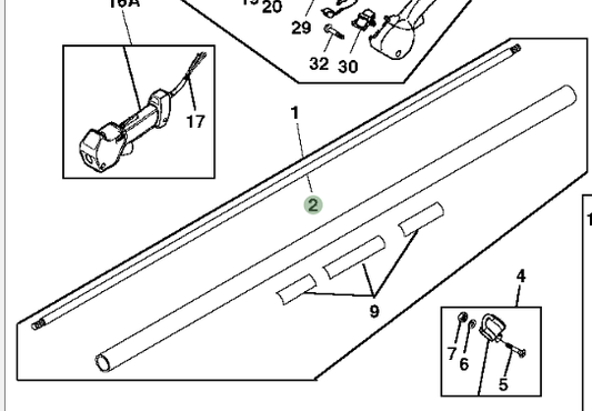 John Deere  PS04095 SHAFT