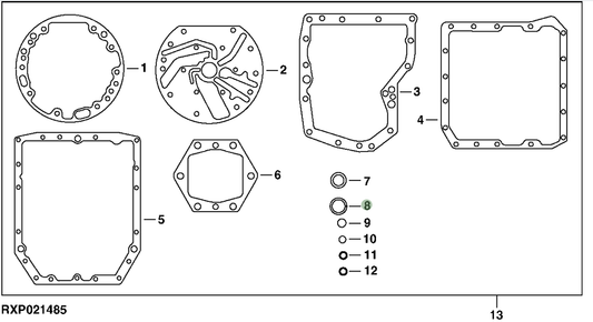 John Deere  R76514 RING