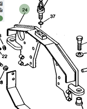 John Deere  RE41770 PLATE