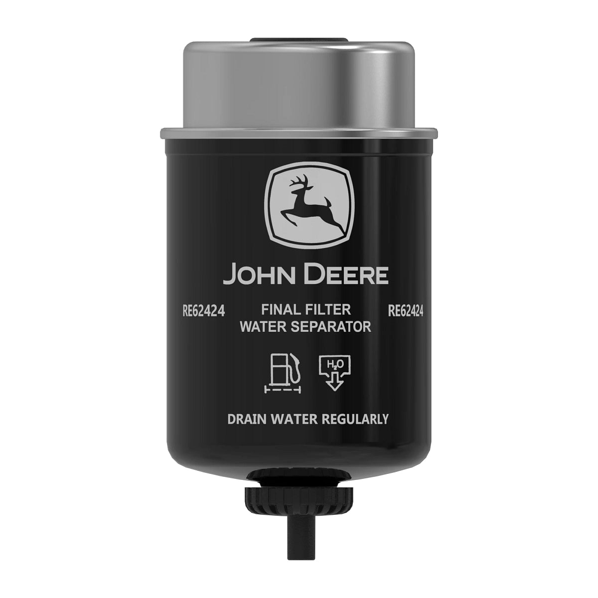 John Deere RE62424 Fuel Filter, 50 Micron