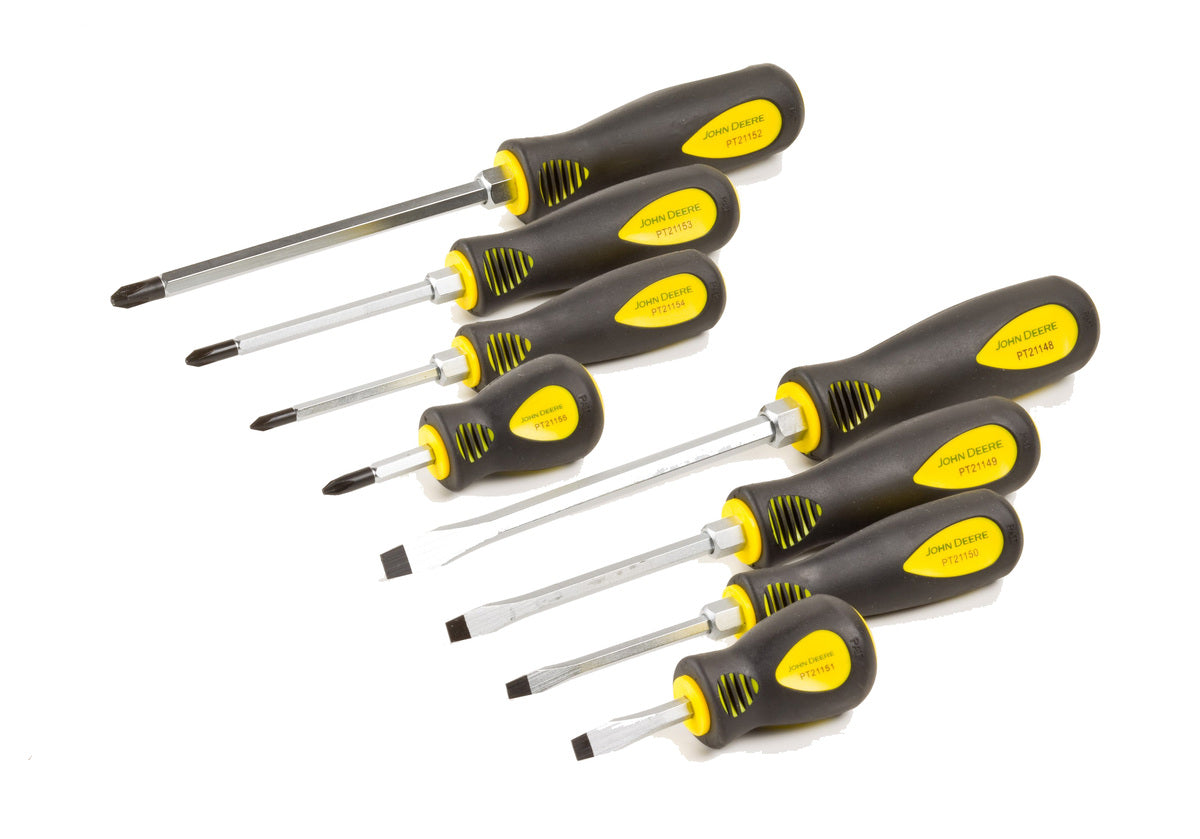 John Deere 8-pc Screwdriver Set