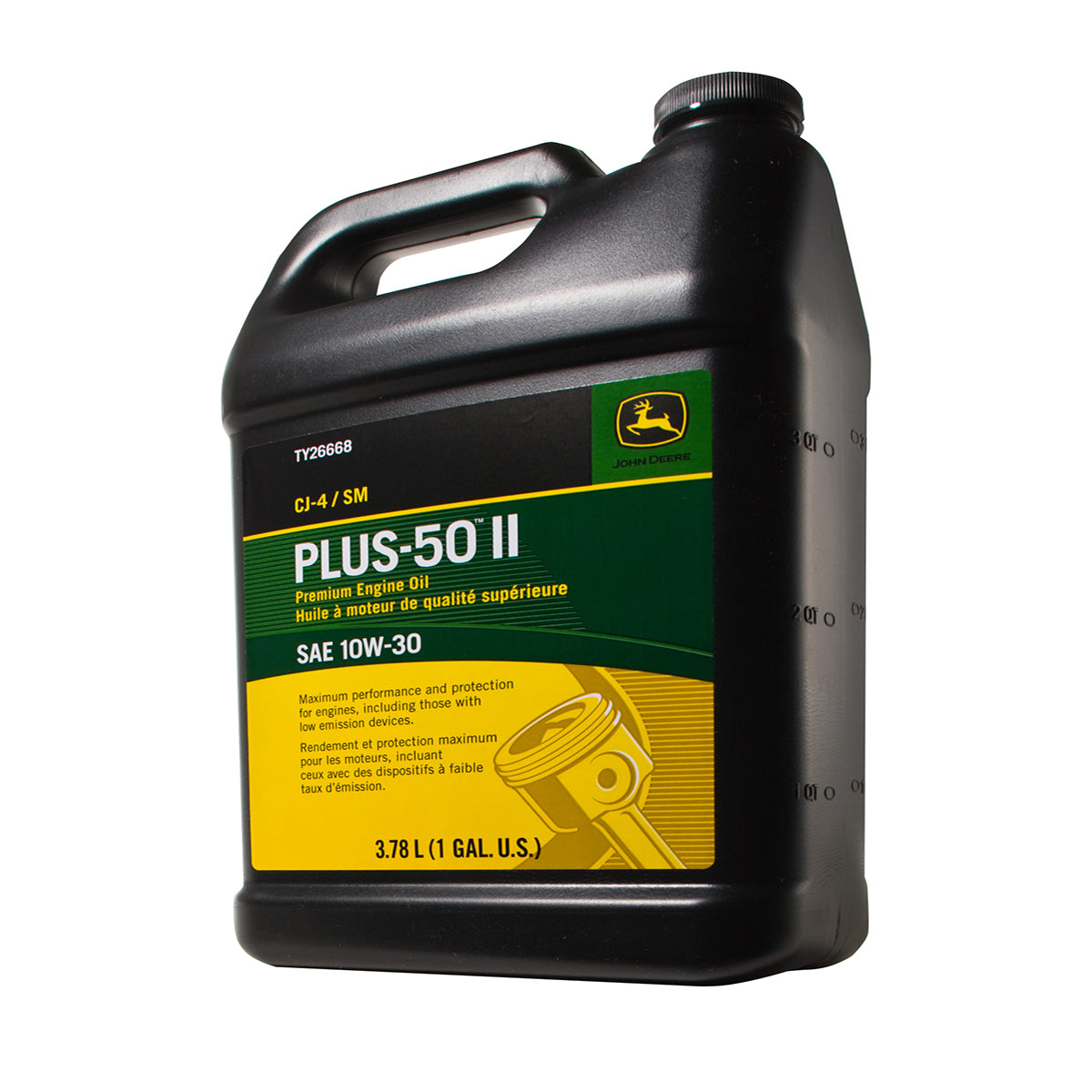 John Deere Plus-50 II Engine Oil (10W-30), 1 Gallon