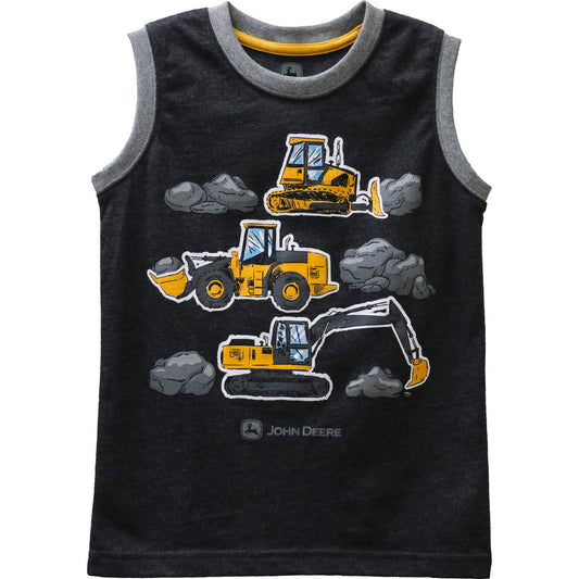 John Deere Boy's Child Construction Equipment Tee